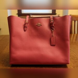 NWT Coach Tote Bag/Purse, Bright Pink